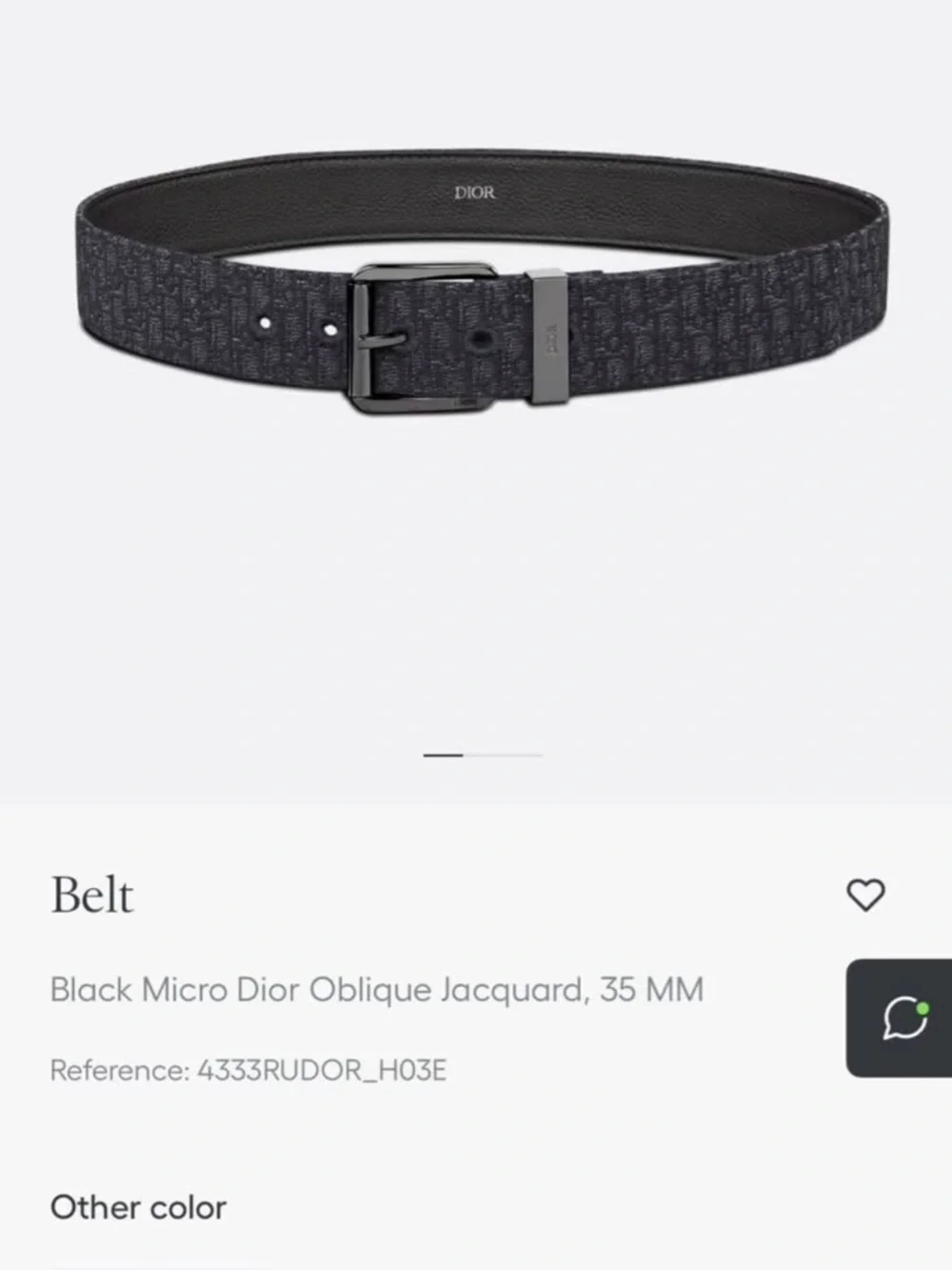 Dior Navy and White Branded Packaging Card - Picture 5 of 5